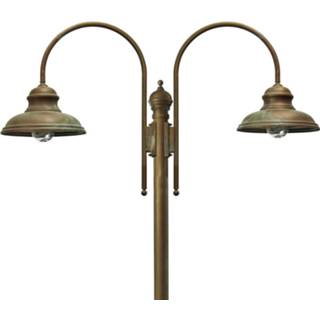 👉 Oudmessing messing a++ Mastlamp Luca antiek-koper, 2-lamps