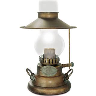 👉 Tafel lamp transparant koper Tafellamp Guadalupa uit oude tijden