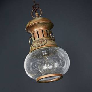 👉 Hanglamp antiek-messing Originele Wind - 1-lichts