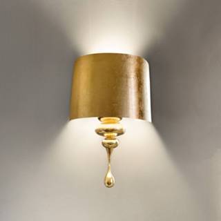 👉 Wand lamp EVA goud messing Exclusieve wandlamp A3,