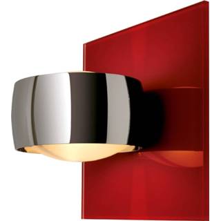 👉 Wandlamp rood chroom GRACE UNLIMITED, of