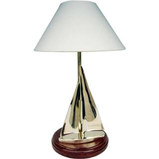 👉 Tafellamp donkerbruin Opvallende SAILING, 60 cm hoog