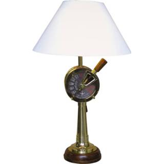 👉 Tafellamp donkerbruin hout Beroemde CRUISE met