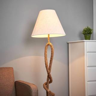 👉 Vloerlamp lichtbruin Unieke VICTORIA, 45 cm