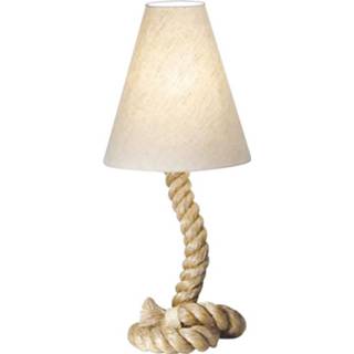 👉 Tafellamp bruin Mooie VICTORIA, ronde kap, 30 cm
