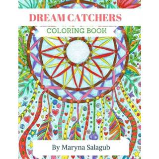 Engels kinderen Dream Catcher coloring book for adults and kids 9781710852387