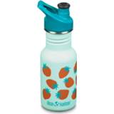 👉 Drink fles uniseks wit oranje grijs Klean Kanteen - Kid's Classic Narrow with Sport Cap Drinkfles maat 355 ml, wit/grijs/oranje 763332068444