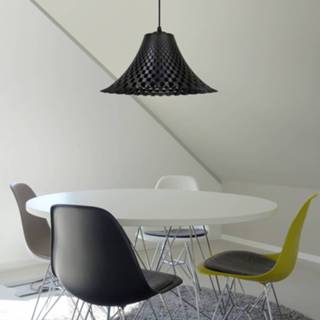 👉 Grafiet Design-hanglamp Flechtwerk in trechtervorm