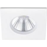 👉 Led Spot - Inbouwspot - Trion Zagrona - 5w - Waterdicht Ip65 - Dimbaar - Warm Wit 3000k - Mat Wit - Aluminium - Vierkant