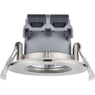 👉 Inbouwspot Trio Leuchten a+ mat nikkel Nikkelkleurige LED Zagros, IP65