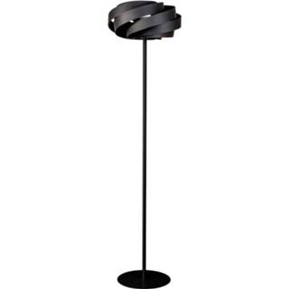 👉 Vloer lamp zwart a++ metaal Vloerlamp Vento in