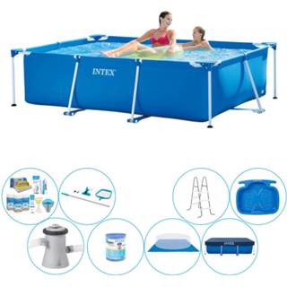 👉 Zwembad Intex Frame Pool Rechthoekig 220x150x60 Cm - Bundel 8720574940084