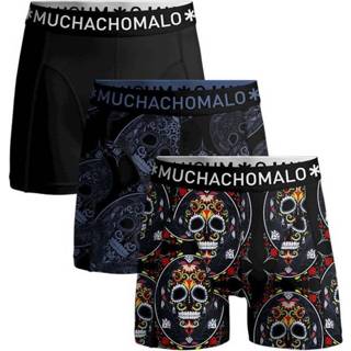 👉 Boxershort elastaan xl|xxl|s|m|l male multi Muchachomalo 3-pack boxershorts muerto