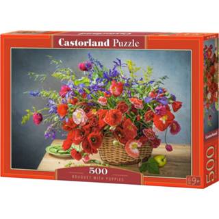 👉 Boeket Bouquet with Poppies Puzzel (500 stukjes) 5904438053506