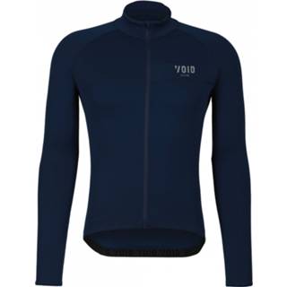 👉 Fiets shirt XXL mannen zwart blauw VOID - Merino Jersey L/S Fietsshirt maat XXL, zwart/blauw 7333020090328