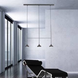 👉 Hang lamp IJzer mat a++ zwart Hanglamp 1680/3TR, 3-lamps,