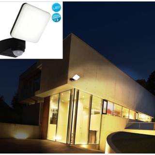 👉 Buiten wandlamp kunststof universeel wit a+ antraciet LED Jaro, sensor, 1-lamp