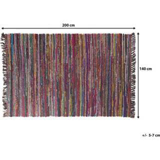 Vloer kleed multicolor zwart Vloerkleed zwart/multicolor 80 x 150 cm DANCA 4260580938193