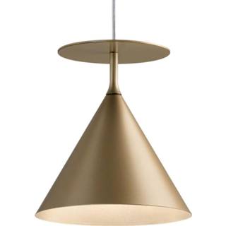 👉 Hang lamp karamelbruin mat goud Modo Luce ABC Single C hanglamp
