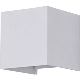 👉 Buiten wandlamp a+ wit LED buitenwandlamp Fulton, 10x10cm,