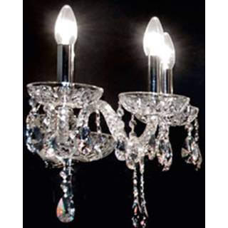 👉 Wand lamp kristalglas kristal helder a++ Wandlamp Oldies But Goldies 3-lamps