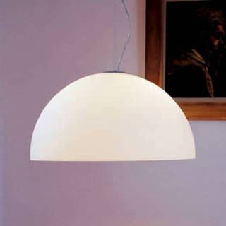 👉 Opaal glas e wit senioren Oluce Sonora - opaalglas hanglamp, 38 cm