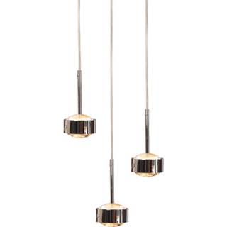 👉 Hang lamp chroom a+ LED hanglamp Puk Drop Trio,