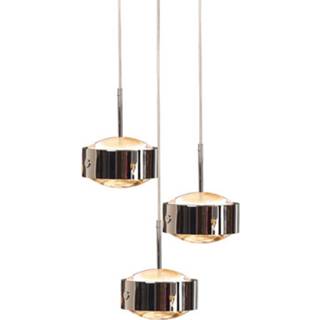 👉 Hanglamp chroom a+ LED Puk Meg Maxx Drop Trio,