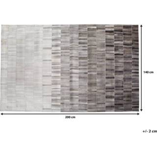 👉 Vloer kleed beige Vloerkleed 140 x 200 cm HINIS 4260602379850