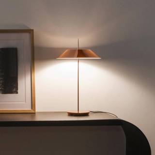 👉 Tafel lamp glanzend koper Met optische sensor - led tafellamp Mayfair