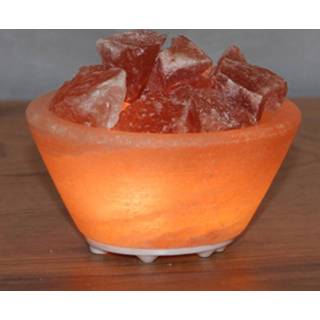 👉 Oranje Petite zoutschaal - led decoratie verlichting