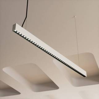 👉 Hang lamp zilver Dimbare office LED hanglamp Ernestine