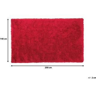 👉 Vloerkleed rood 140 x 200 cm CIDE 4251682221399