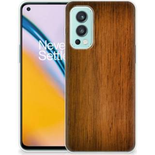 Bumper hoesje hout OnePlus Nord 2 5G Donker 8720632320216