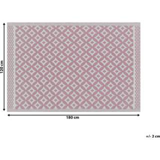 👉 Vloer kleed roze Outdoor vloerkleed 120 x 80 cm THANE 4251682232838