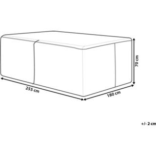 👉 Afdekzeil grijs voor tuinmeubels 255 x 180 70 cm 4260586354263