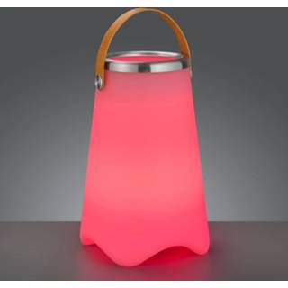 👉 Tafel lamp kunststof a+ wit RGB + warmwit LED tafellamp Jamaica met Bluetooth-luidspreker