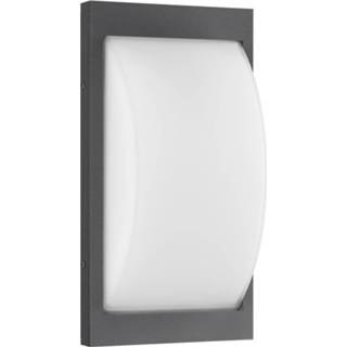👉 Buitenwandlamp opaal LED buiten wandlamp type 069LED grafiet