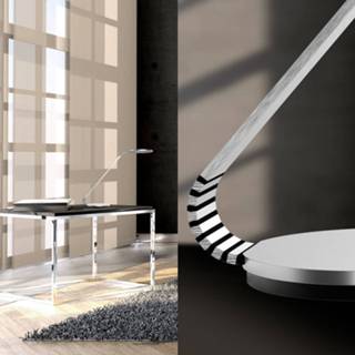 👉 Bureau lamp aluminium a+ C USB-poort universeel wit TRAE Maze LED bureaulamp, 4.000 K alu