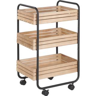 👉 Zwart Beliani Formia - Keukentrolley-zwart-ijzer 4251682257145