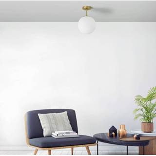 👉 Metaal messing Davide Negri a++ Messing-plafondlamp Jugen 1-lamp