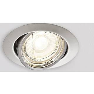 👉 Nikkel roestvrij staal mat a++ ELC Dakarra downlight 10/set, GU10 Ø8,8cm