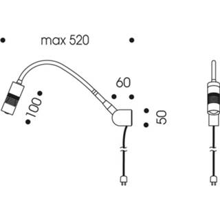 👉 Chroom wit OLIGO A little bit colour stekker chroom/wit