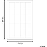 👉 Zomerdekbed wit katoen japara 135 x 200 cm KAMET 4251682262378
