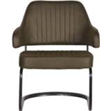 👉 Fauteuil donkergroen Label51 Otta - Army Green Microfiber 8719323321458