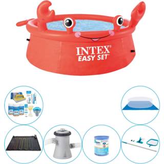 👉 Zwembad Intex Easy Set Krab Editie Rond 183x51 Cm - Pakket 8720574941036