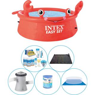 👉 Zwembad Intex Easy Set Krab Editie Rond 183x51 Cm - 8720574941043