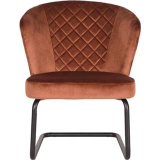 👉 Fauteuil fluweel Label51 Flow - Rust 8719323323582