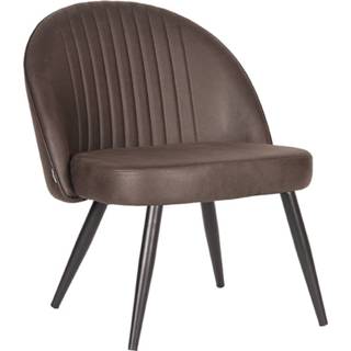 👉 Fauteuil antraciet Label51 Enzo - Microfiber 8719323326835