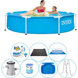 👉 Zwembad Intex Metal Frame Rond 244x51 Cm - 8-delig Super Deal 8720574962581